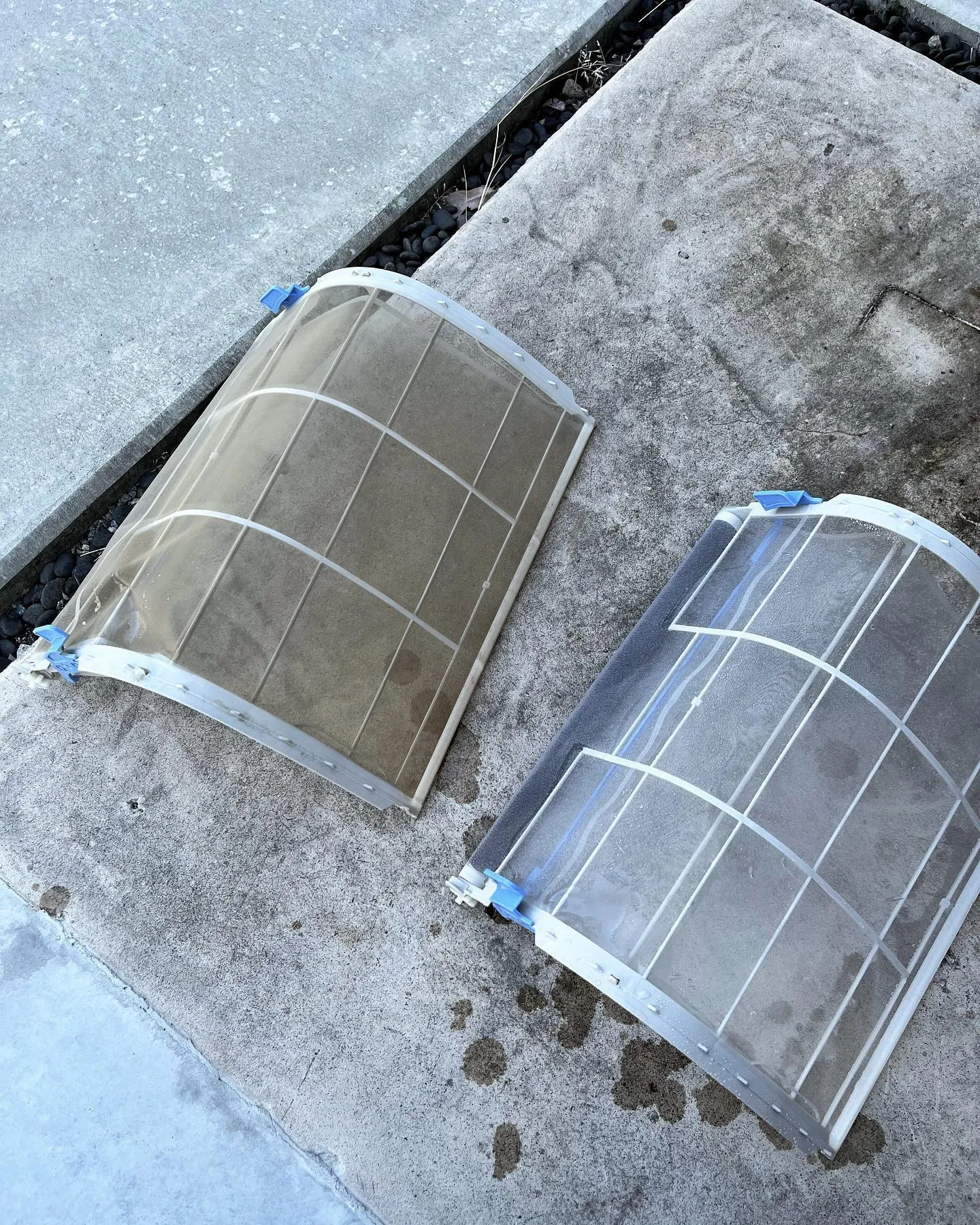 エアコンフィルターのビフォーアフター！